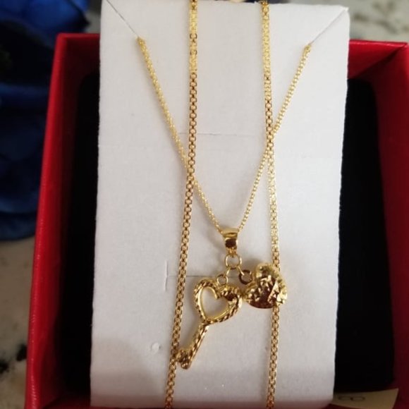 Gold necklace and pendant 18k - Picture 1 of 8